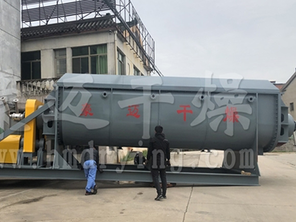 豪邁干燥兩套180型污泥槳葉干燥機今日發(fā)貨
